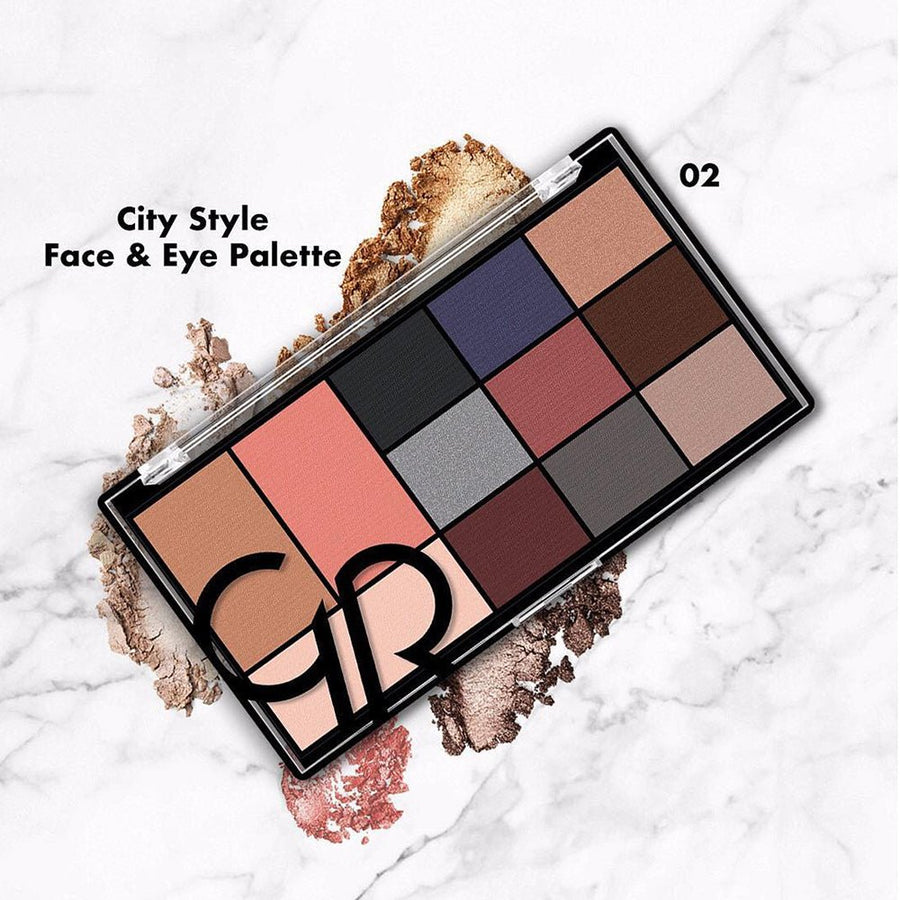 Golden Rose City Style Face & Eye Palette | Ramfa Beauty