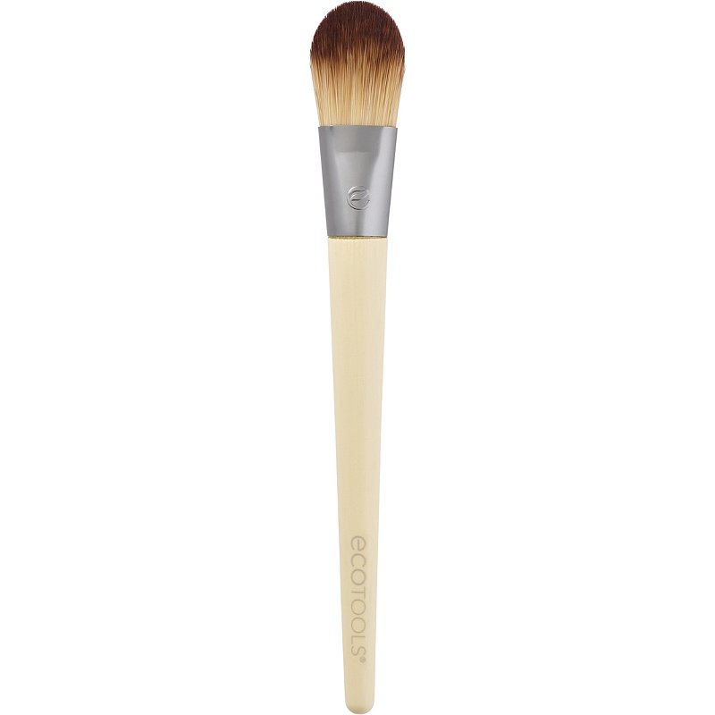 Ecotools Classic Foundation Brush Makeup Brushes Tools Sturdy, Lightweight, Enables Precise Application and Blending