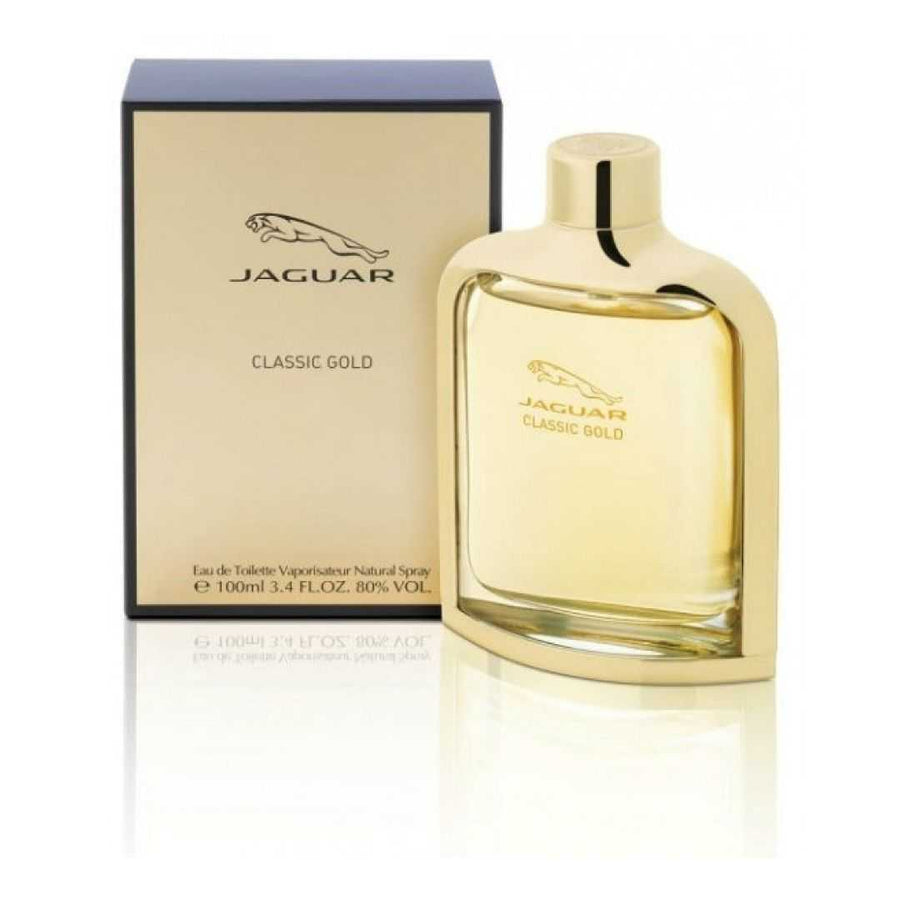 Jaguar Classic Gold Men Perfume 3.4oz 100ml EAU DE TOILETTE SPRAY  