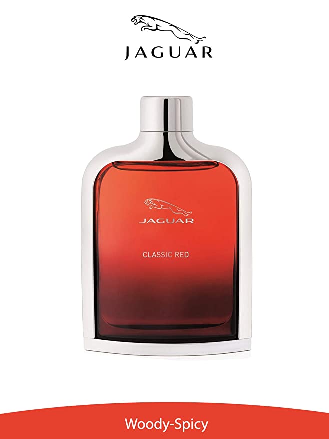 Jaguar Classic Red Men Perfume 3.4oz 100ml EAU DE TOILETTE SPRAY  