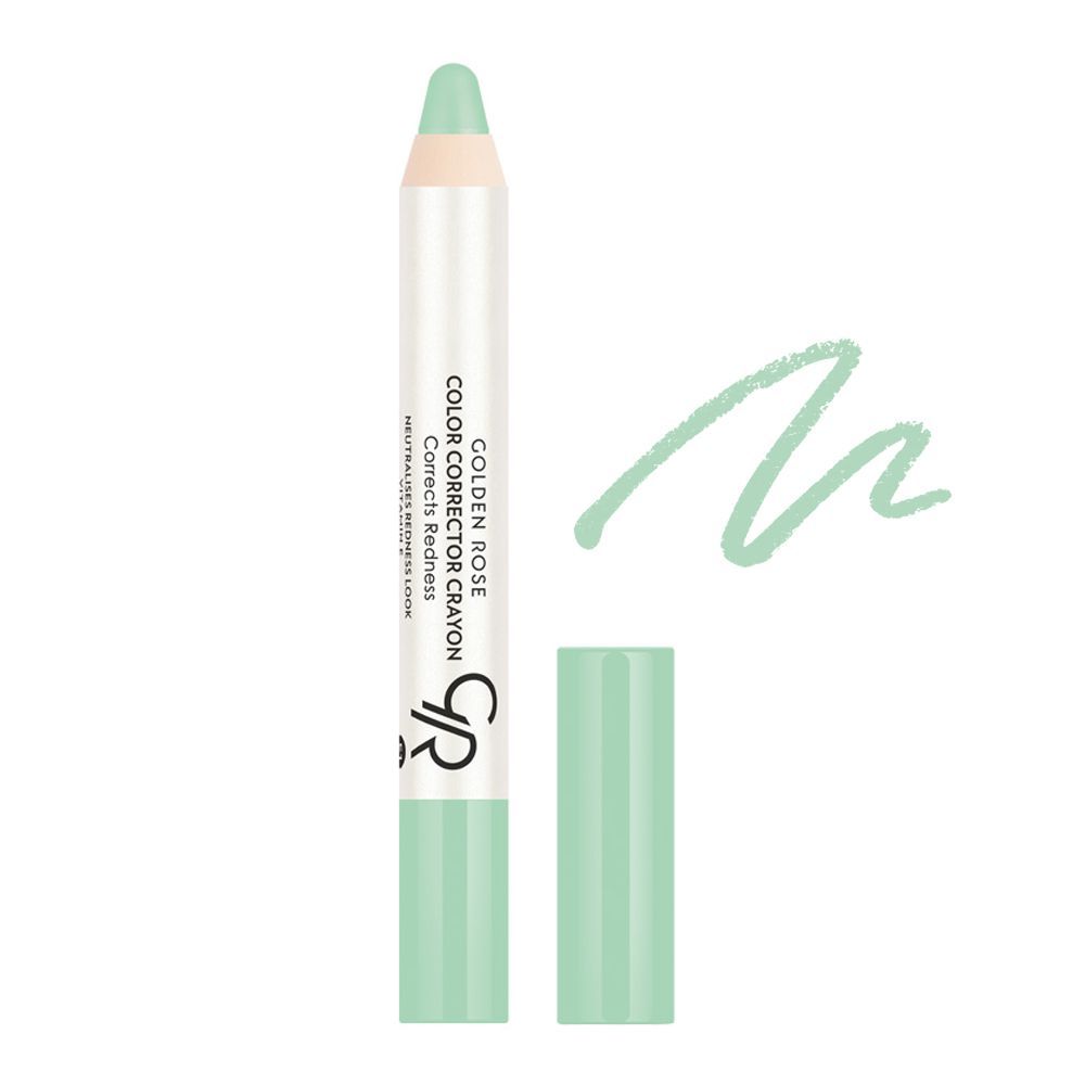 Golden Rose Color Corrector Crayon 51 0.14oz 4g Mask Imperfection, Discoloration, Bruise, Moisturizing and Nourishing, Enriched with Vitamin E