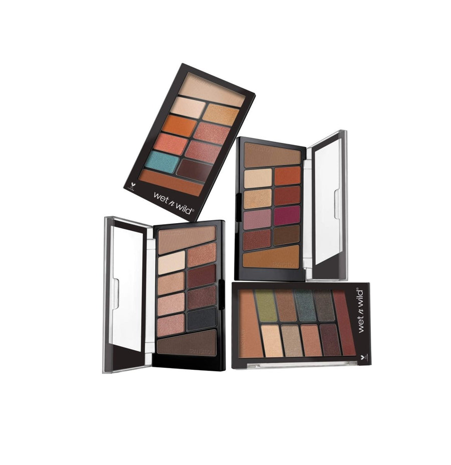 Wet n wild coloricon Eyeshadow Palette 10g, Vegan Formula in Matte, Satin, Shimmer, and Metallic 