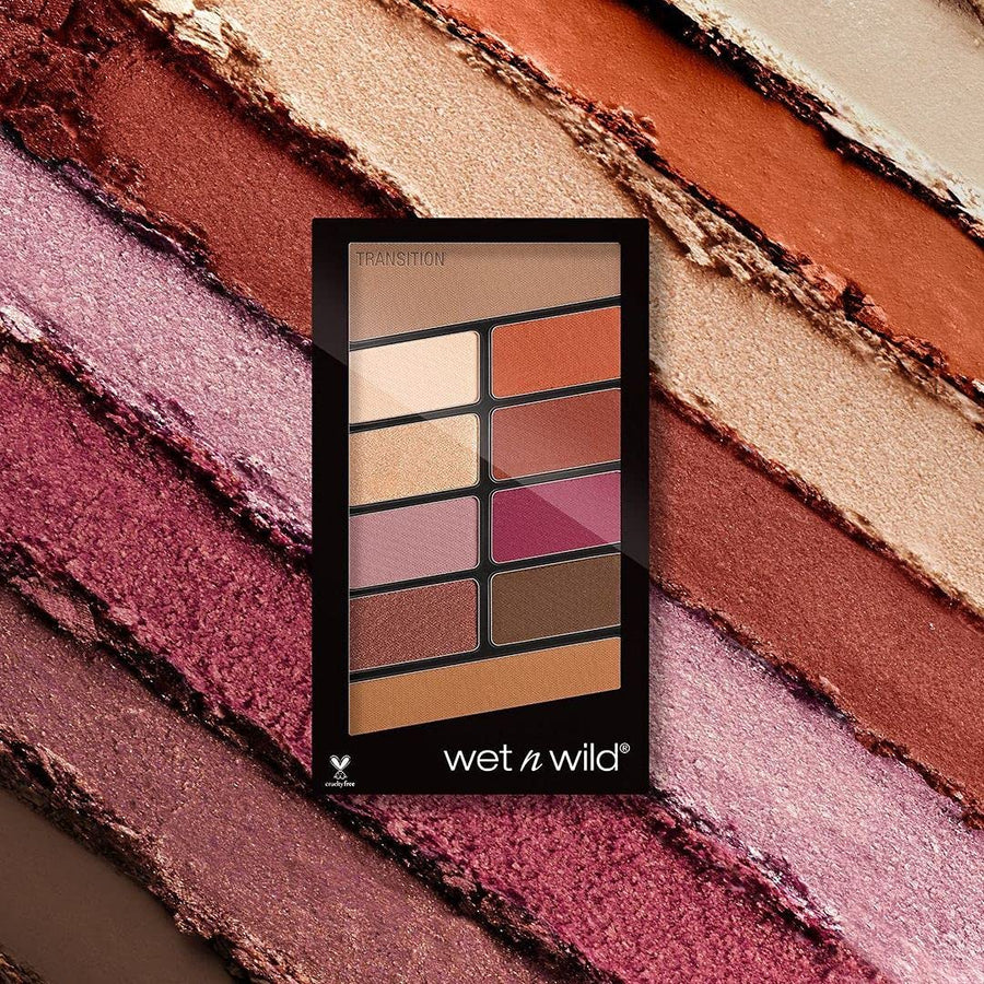 Wet n wild coloricon Eyeshadow Palette 10g, Vegan Formula in Matte, Satin, Shimmer, and Metallic #color_E758 Rose in the Air