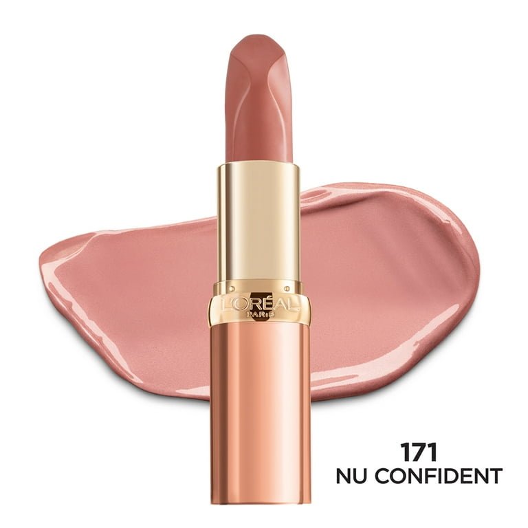 L'Oreal Color Riche Satin Lipstick 3g Smudge-Proof, Omega 3, Vitamin E, Nourishing Formula #color_171 Nu Confident