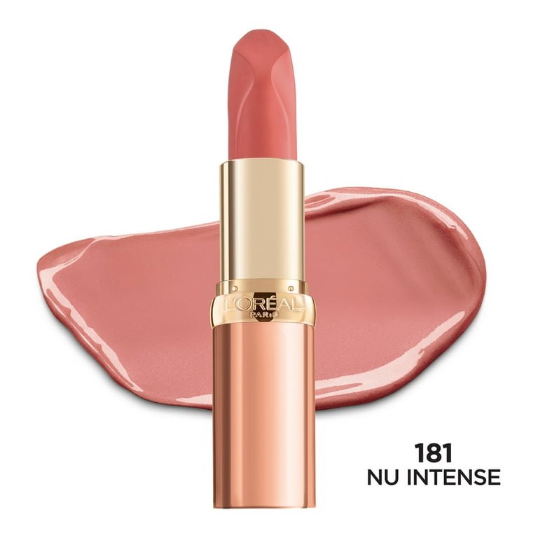 L'Oreal Color Riche Satin Lipstick 3g Smudge-Proof, Omega 3, Vitamin E, Nourishing Formula #color_181 Nu intinse