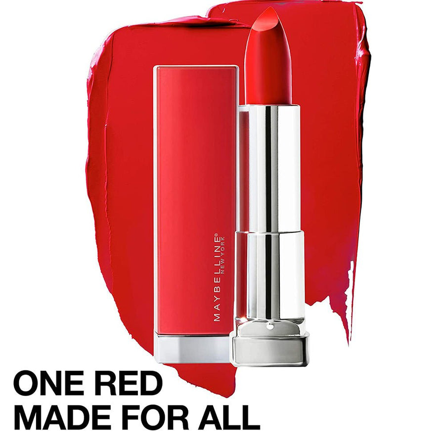 Maybelline Color Sensational Lipstick 4.2g, Creamy Lipstick, Long-Lasting #color_382 Red For Me