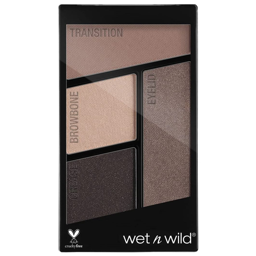 Wet n wild coloricon Eyeshadow Palette 4.5g, Richly Pigmented, Smooth Formula in Matte #color_E337 Silent treatment