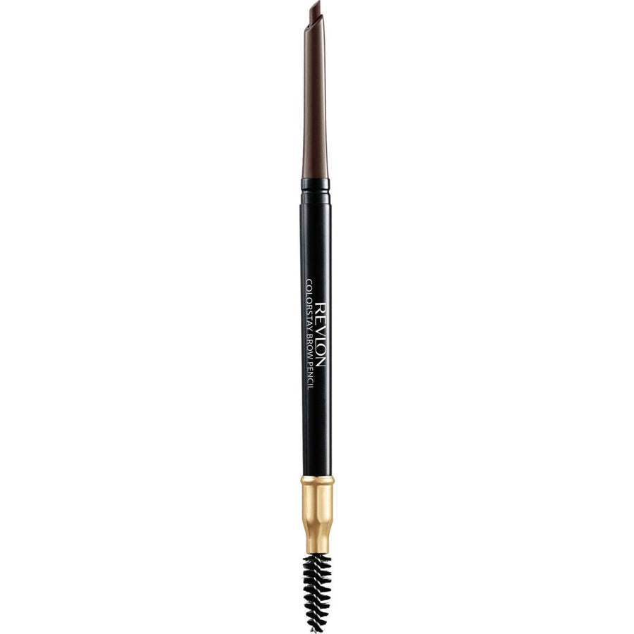 Revlon Colorstay Brow Pencil .35g, Angled Tip and Spoolie Brush, Sculpts Brows #color_210 Soft Brown