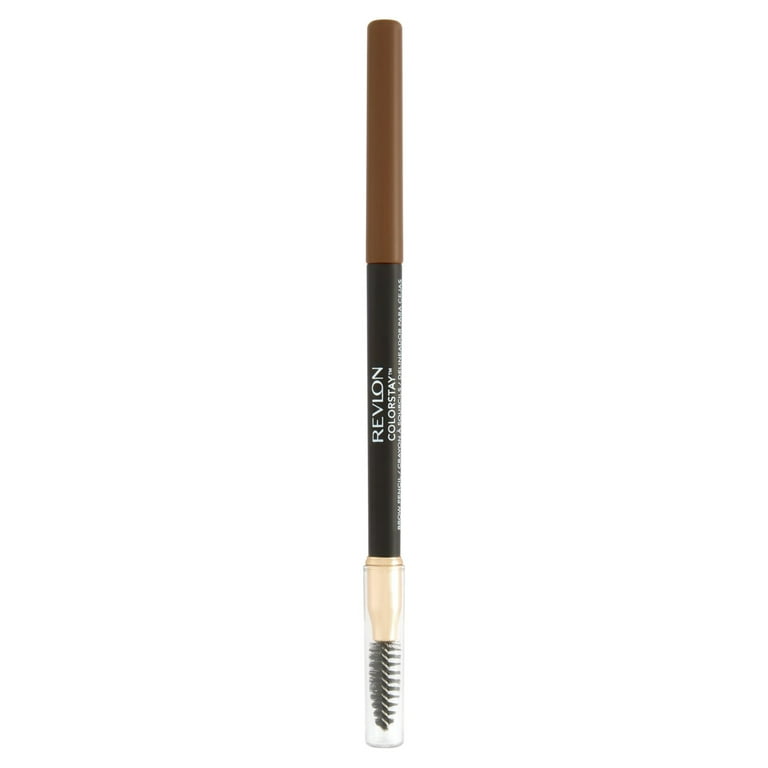 Revlon Colorstay Brow Pencil .35g, Angled Tip and Spoolie Brush, Sculpts Brows #color_210 Soft Brown