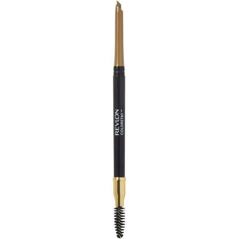 Revlon Colorstay Brow Pencil .35g, Angled Tip and Spoolie Brush, Sculpts Brows #color_205 Blonde