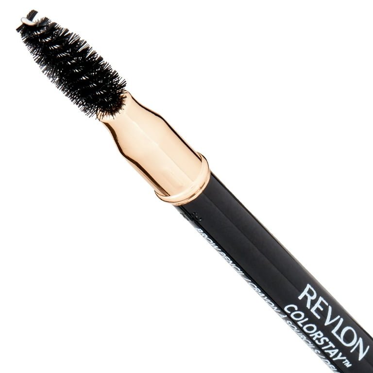 Revlon Colorstay Brow Pencil .35g, Angled Tip and Spoolie Brush, Sculpts Brows