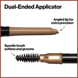 Revlon Colorstay Brow Pencil .35g, Angled Tip and Spoolie Brush, Sculpts Brows