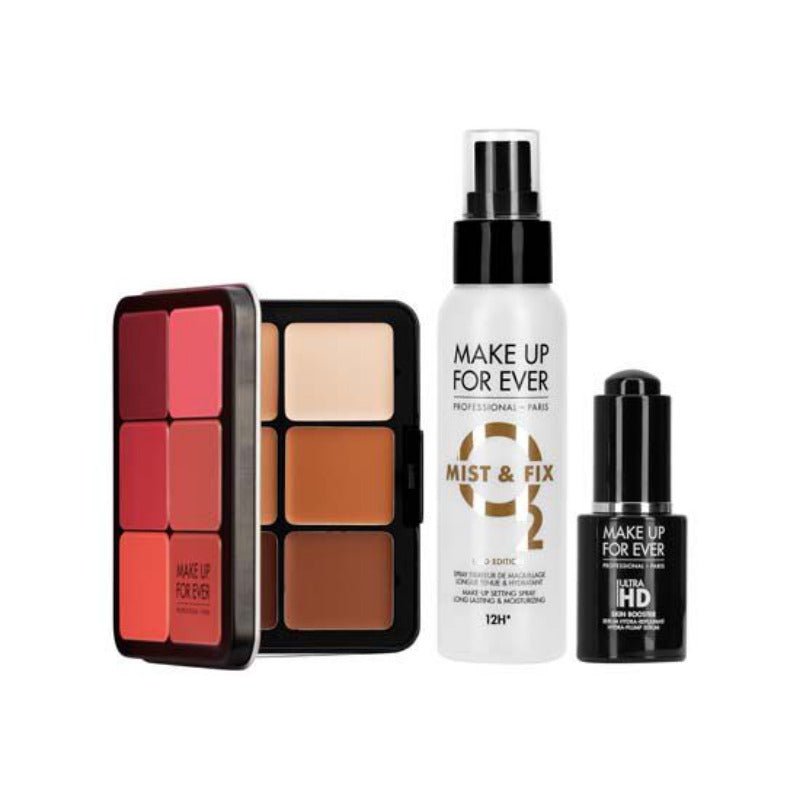 Make Up For Ever Complete Complexion Kit 3 Pieces Makeup Tool Kit  