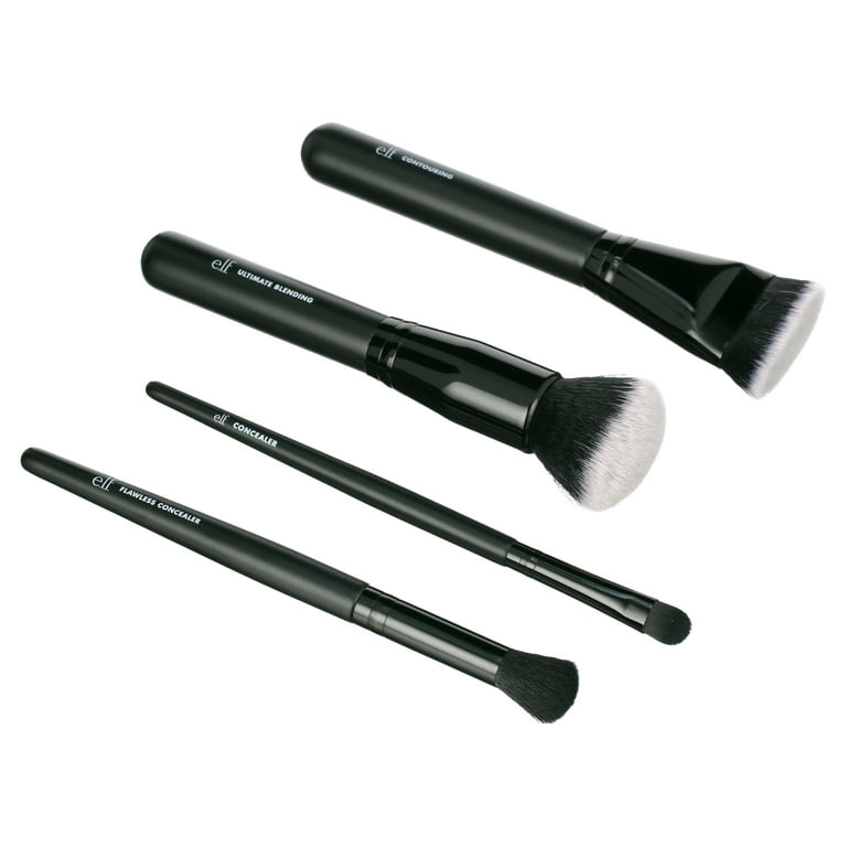 E.L.F Complexion Perfection Kit Brush 4Pcs Makeup Brush Set