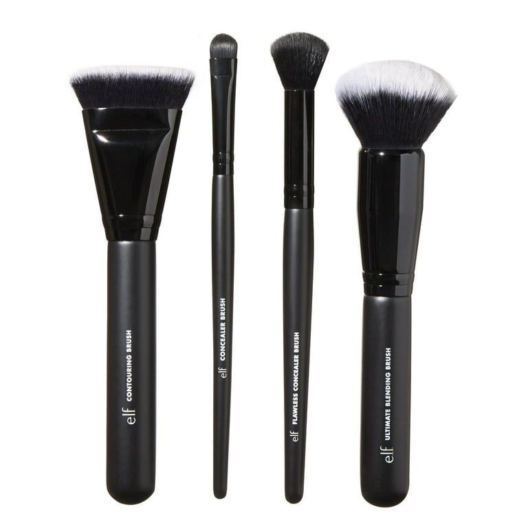 E.L.F Complexion Perfection Kit Brush 4Pcs Makeup Brush Set