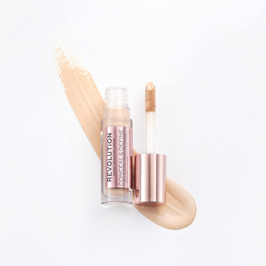 Revolution Conceal & Define 3.4ml, Full Coverage, Matte Finish Concealer #color_C1