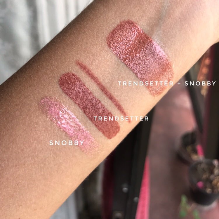 Huda Beauty Contour & Strobe Lip Set | Ramfa Beauty #color_Trendsetter Snobby