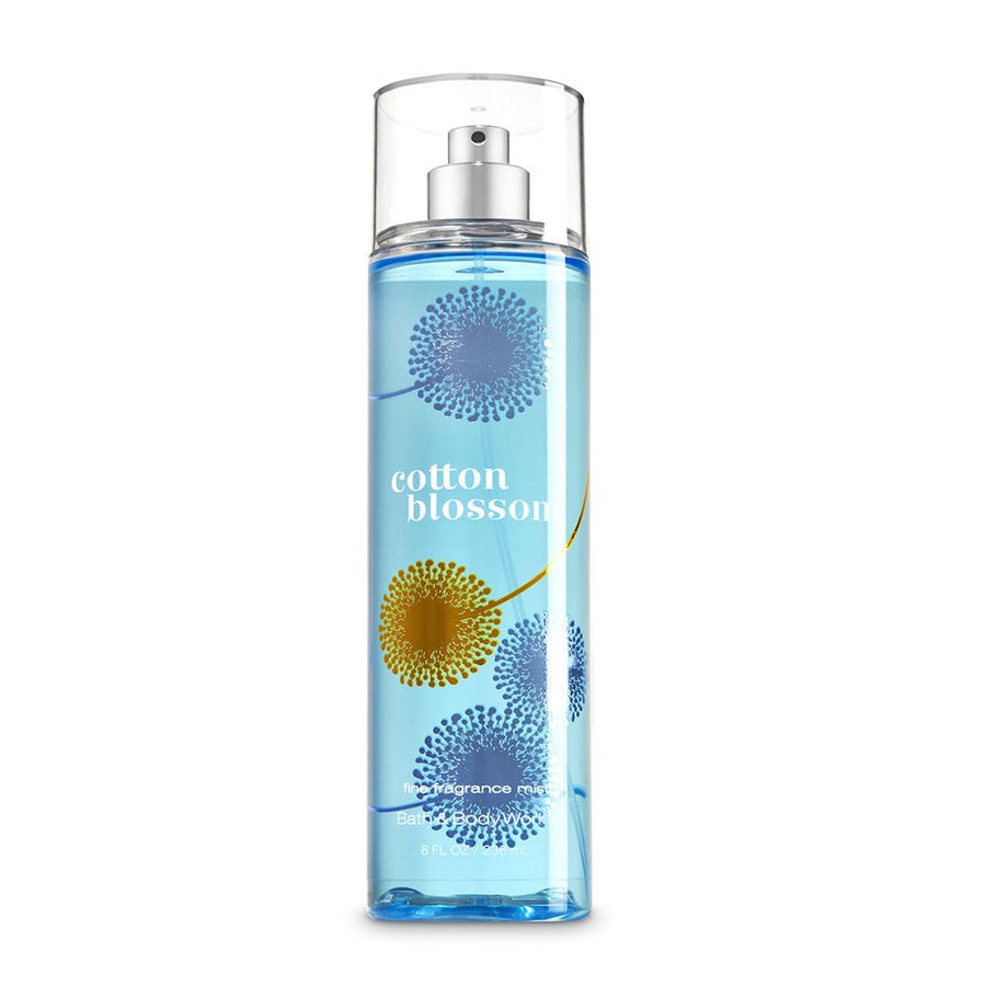 Bath & Body Works Cotton Blossom Body Mist 8oz 236ml FINE FRAGRANCE MIST