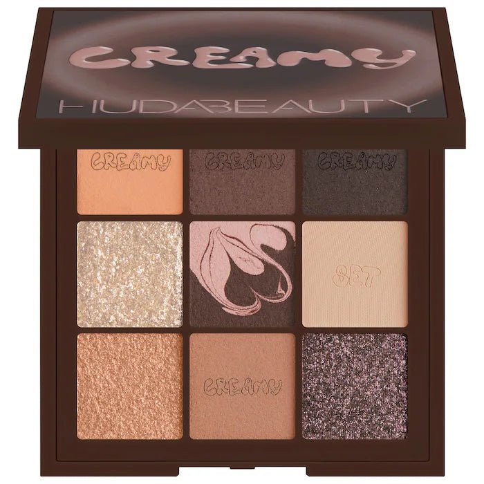 HUDA BEAUTY Creamy Obsessions Eyeshadow Palette | Ramfa Beauty #color_Neutral Brown