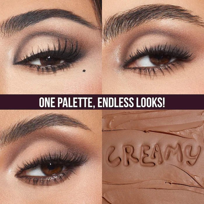 HUDA BEAUTY Creamy Obsessions Eyeshadow Palette | Ramfa Beauty #color_Neutral Brown