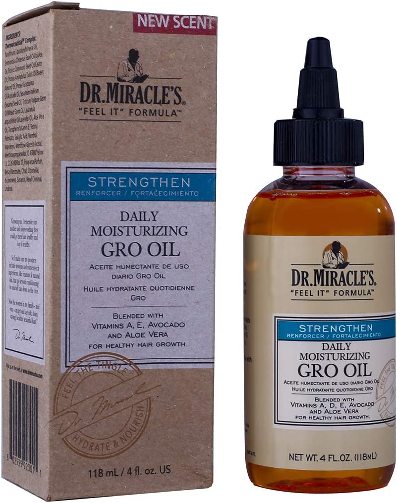 Dr. Miracle's Daily Moisturizing Gro Oil 118ml Lotion & Moisturizer 4.0oz 118ml  