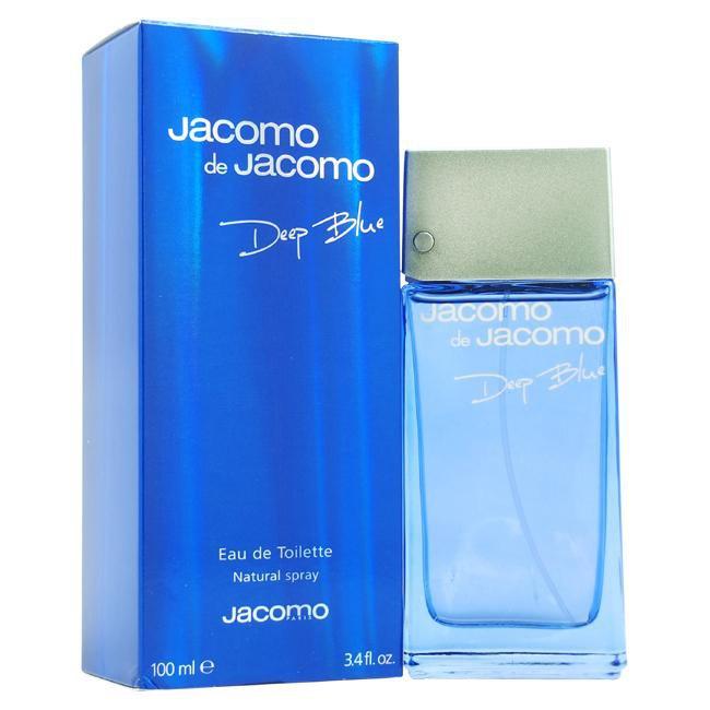 Jacomo Deep Blue Men Perfume 3.4oz 100ml EAU DE TOILETTE SPRAY  