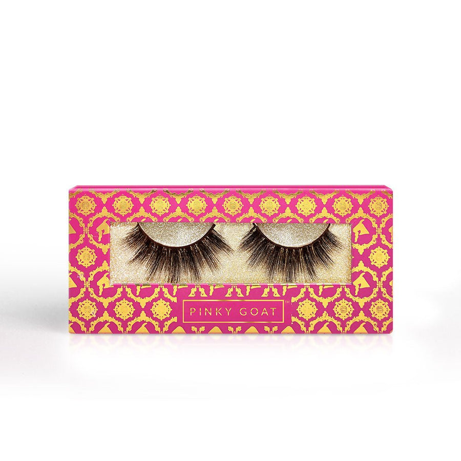 Pinky Goat Deluxe 3D Silk Collection False Eyelashes #color_Raha