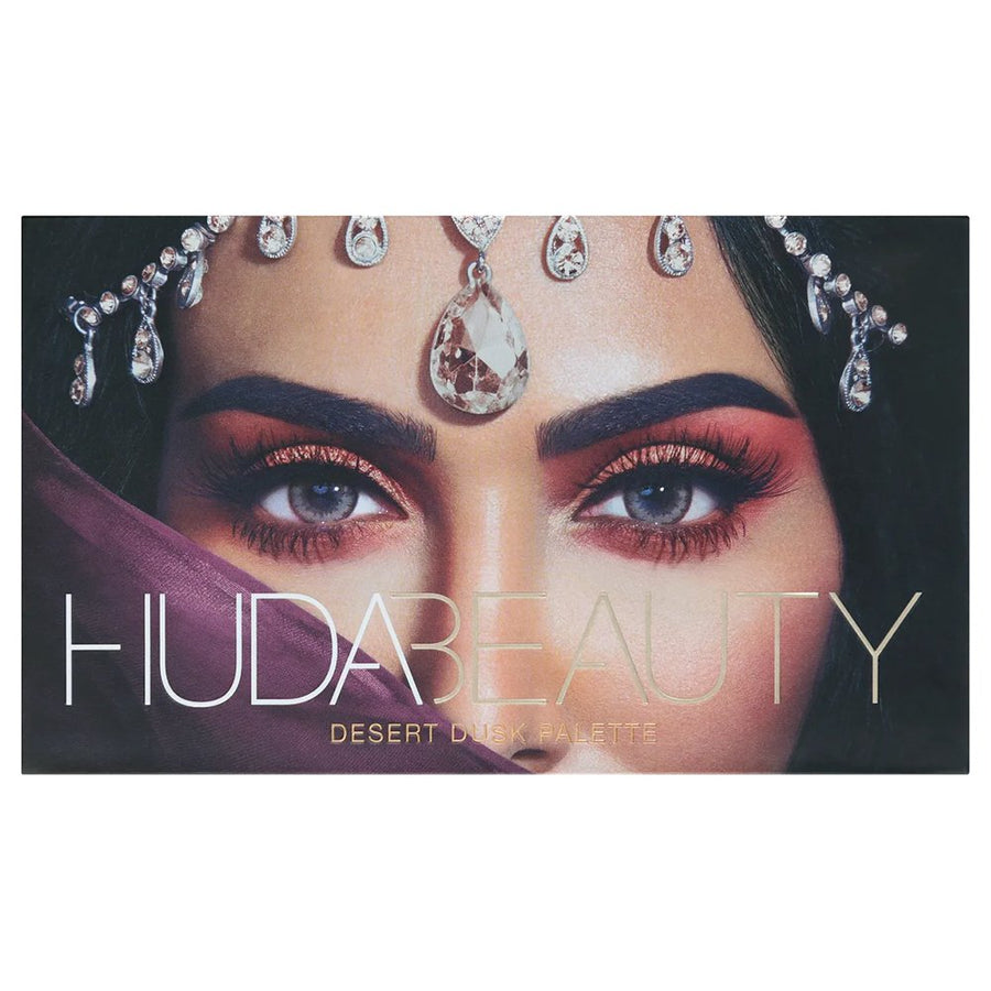 Huda Beauty Desert Dusk Eyeshadow Palette, 18 Shades in Four Unique Textures