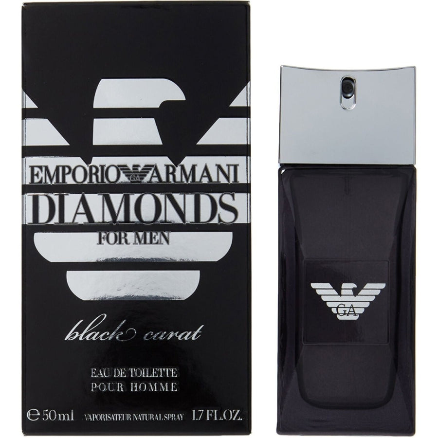 Emporio Armani Diamonds Black Carat Men Perfume 1.7oz 50ml EAU DE TOILETTE SPRAY  