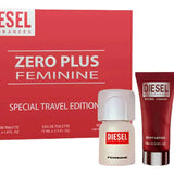 Diesel Zero Plus Feminine Women Gift Set Perfume 2.5oz 75ml EAU DE TOILETTE SPRAY