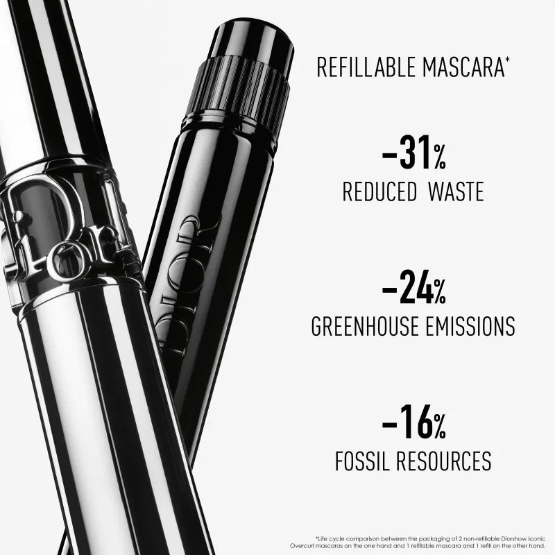 Christian Dior Diorshow Iconic Overcurl Refill Mascara Volume and Curl O90 Black #color_O90 Black