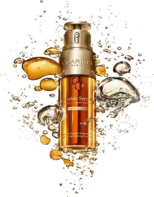 Clarins DOUBLE SERUM Complete Age Control Concentrate Skin Care 50ml Replenishes and Moisturizes