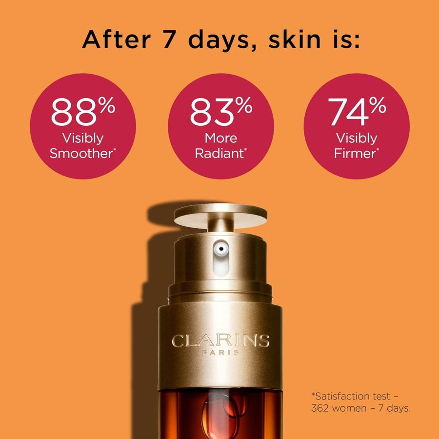 Clarins DOUBLE SERUM Complete Age Control Concentrate Skin Care 50ml Replenishes and Moisturizes