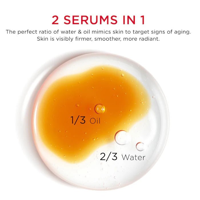 Clarins DOUBLE SERUM Complete Age Control Concentrate Skin Care 50ml Replenishes and Moisturizes