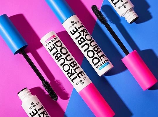 Essence Double Trouble Mascara 12ml 2 in 1 Brush Extra Volume