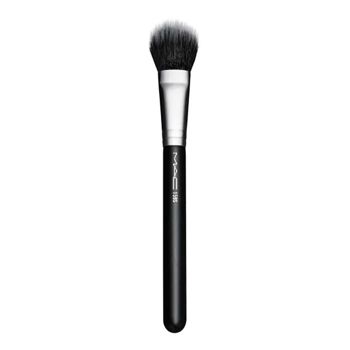 MAC Duo Fibre Blush Brush 159SE Makeup Brushes, Application of Powders and Creams to Shade, Blush and Highlight Face