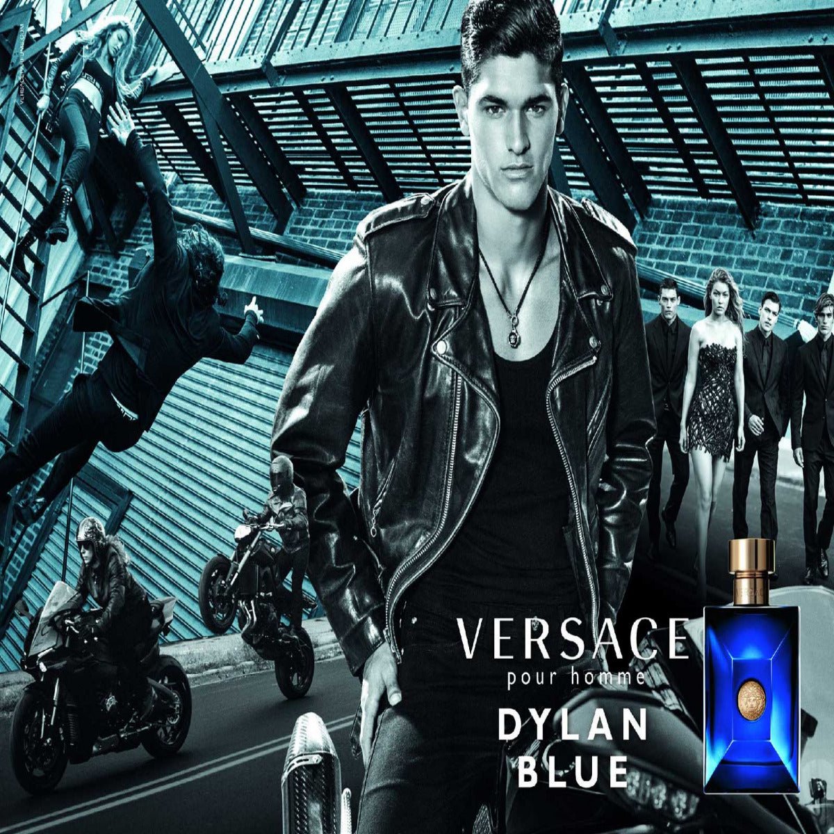 Versace Dylan Blue Men Perfume 3.4oz 100ml 6.0oz 200ml EAU DE TOILETTE SPRAY  