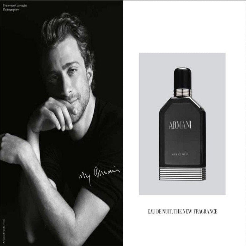 Giorgio Armani Eau De Nuit Pour Homme Men Perfume 1.7oz 50ml EAU DE TOILETTE SPRAY  