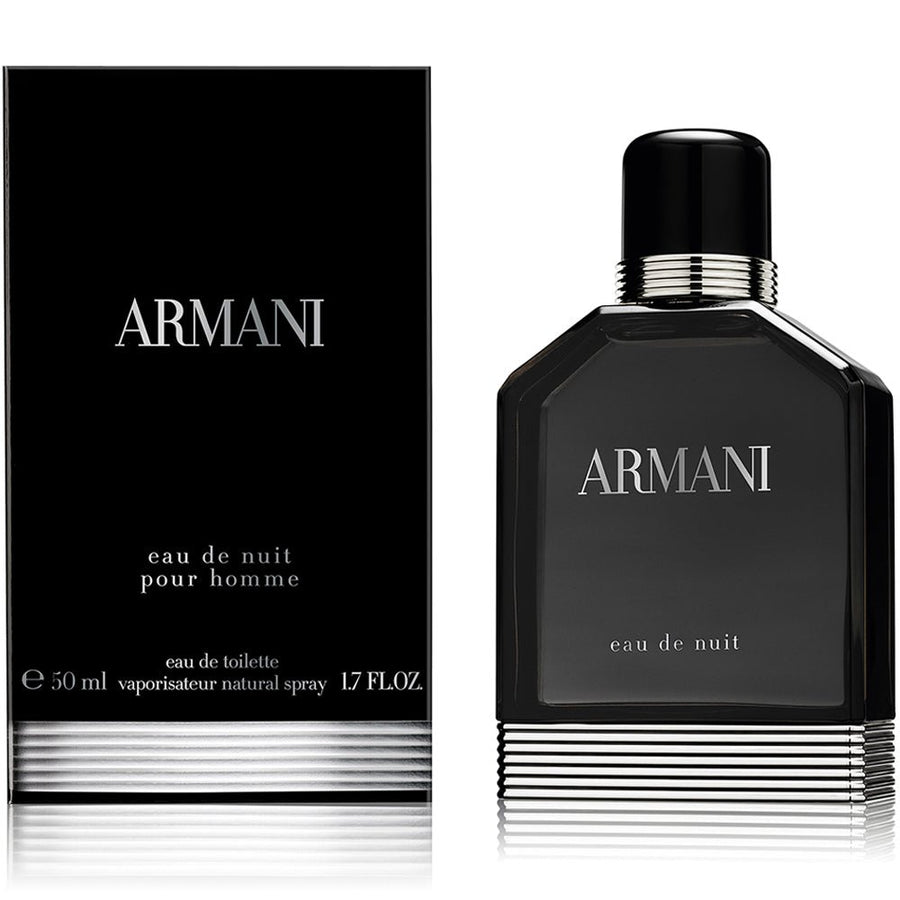 Giorgio Armani Eau De Nuit Pour Homme Men Perfume 1.7oz 50ml EAU DE TOILETTE SPRAY  