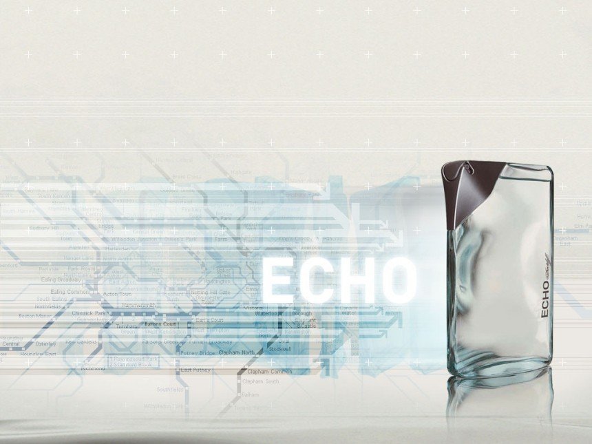 Davidoff Echo Men Perfume 3.4oz 100ml EAU DE TOILETTE SPRAY