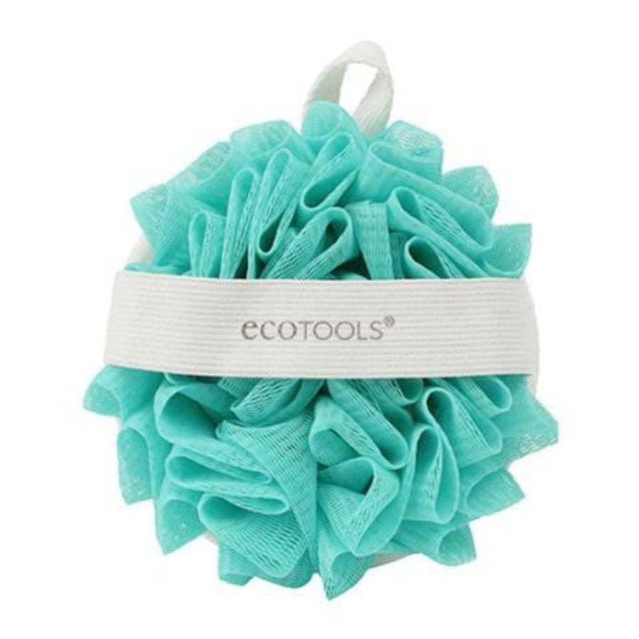 Ecotools Ecopouf Dual Cleansing Pad Skin Cleansing Brush Heads Tools Natural Loofah and Recycled Netting