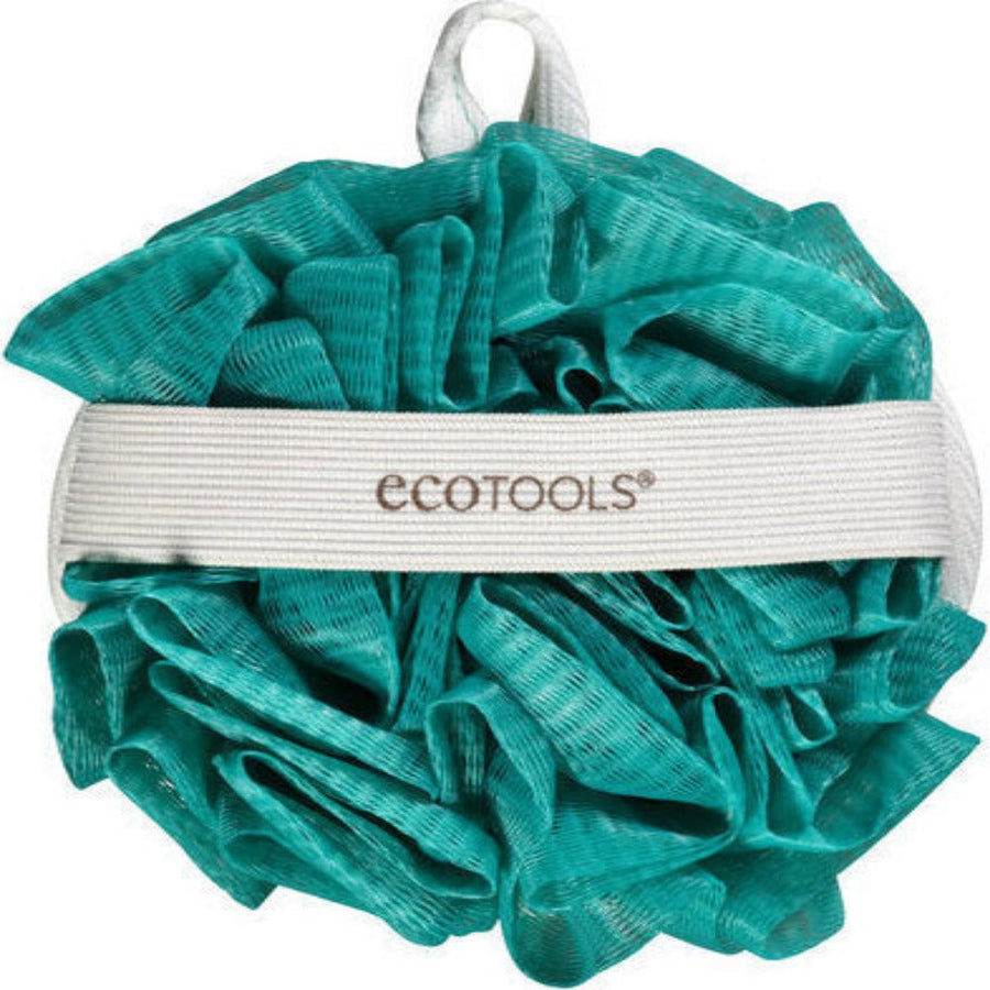 Ecotools Ecopouf Dual Cleansing Pad Skin Cleansing Brush Heads Tools Natural Loofah and Recycled Netting