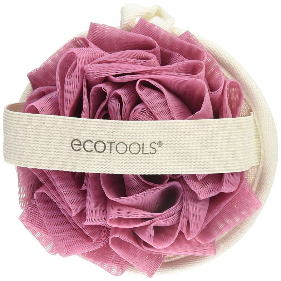 Ecotools Ecopouf Dual Cleansing Pad Skin Cleansing Brush Heads Tools Natural Loofah and Recycled Netting