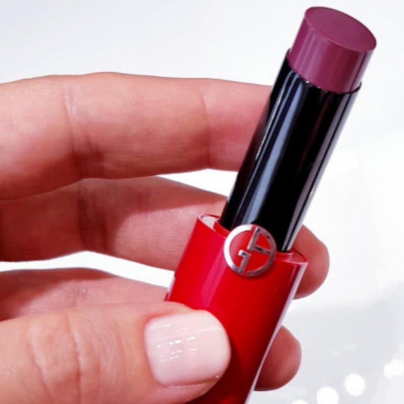 Giorgio Armani Ecstasy Shine Lipstick 8 Hours of Lasting Moisture #color_Plum 600