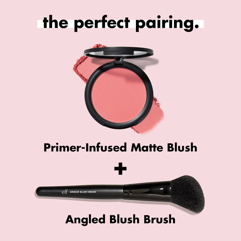 E.L.F Primer - Infused Matte Blush 0.35oz Buildable Color, Matte Finish