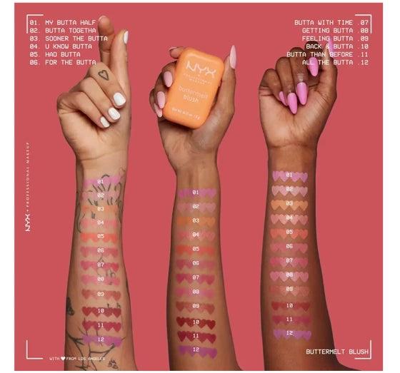 NYX Professional Makeup Buttermelt Blush 