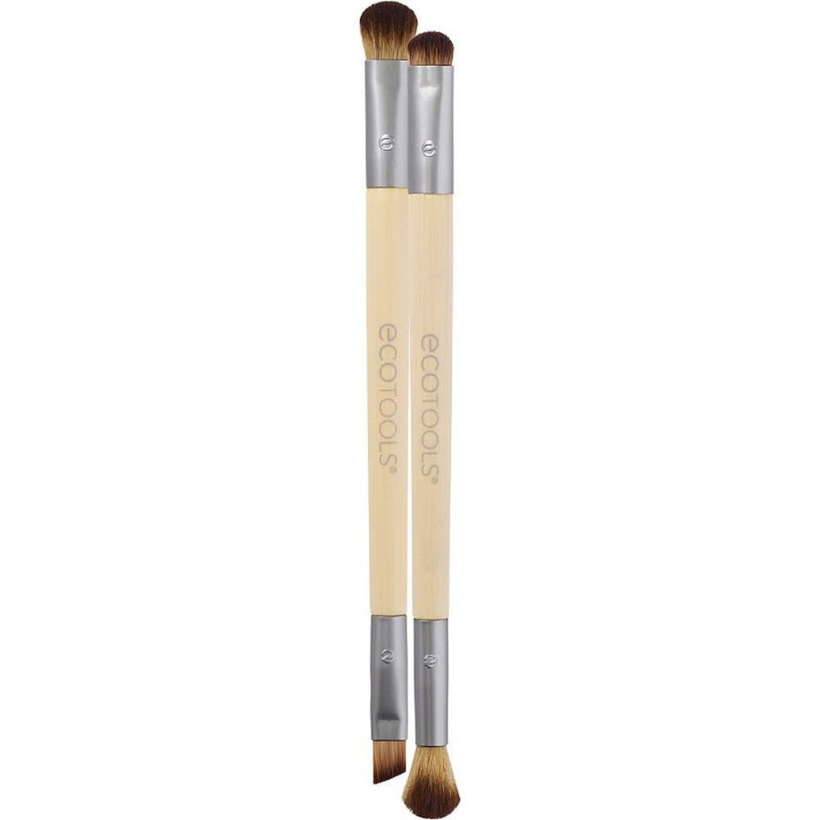 Ecotools Enhancing Eyeshadow Brush Duo Makeup Brush Set Tools 4 Different Brush Heads