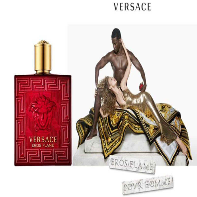 Versace Eros Flame Men Perfume 3.4oz 100ml 6.7oz 200ml EAU DE PARFUM SPRAY  