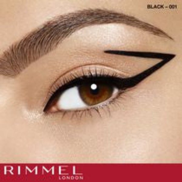 Rimmel Exaggerate Liquid Eyeliner2.5ml, Bold, Precise Contours, Highly Pigmented #color_001 Black