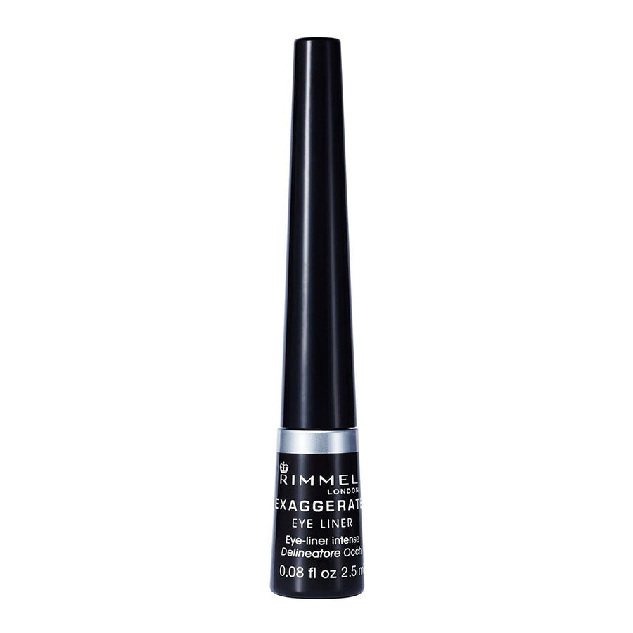 Rimmel Exaggerate Liquid Eyeliner2.5ml, Bold, Precise Contours, Highly Pigmented #color_001 Black